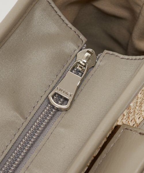 russet / ラシット トートバッグ | ナイロンラフィア×クラウズナイロン コンビ2WAYトートバッグ | 詳細13