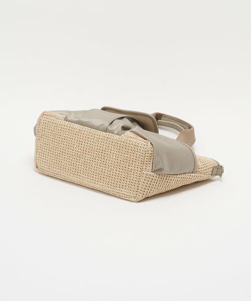 russet / ラシット トートバッグ | ナイロンラフィア×クラウズナイロン コンビ2WAYトートバッグ | 詳細17