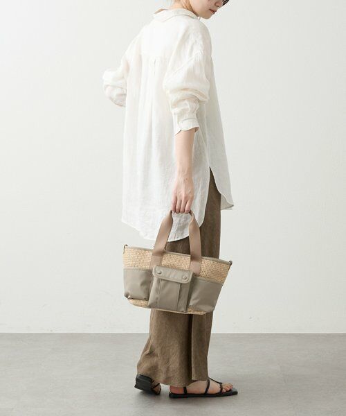 russet / ラシット トートバッグ | ナイロンラフィア×クラウズナイロン コンビ2WAYトートバッグ | 詳細19