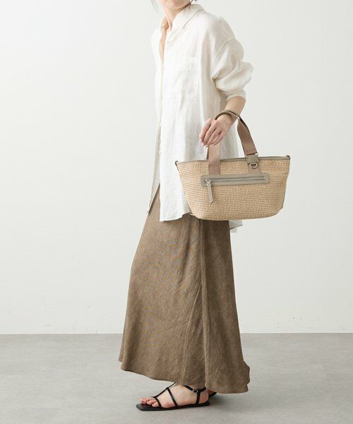 russet / ラシット トートバッグ | ナイロンラフィア×クラウズナイロン コンビ2WAYトートバッグ | 詳細23