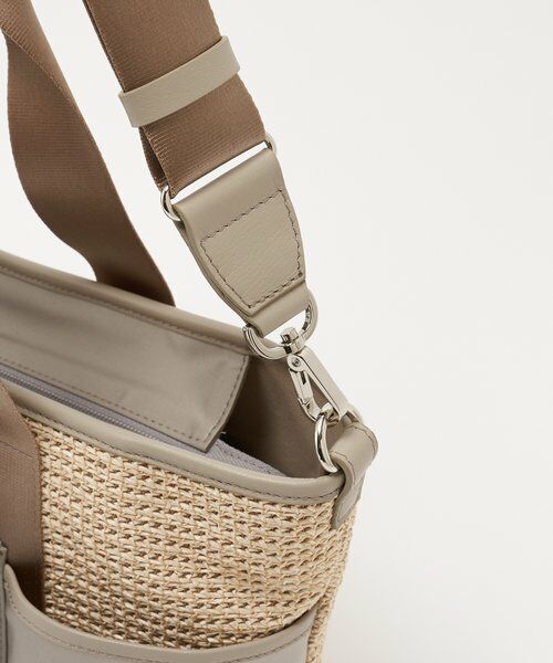 russet / ラシット トートバッグ | ナイロンラフィア×クラウズナイロン コンビ2WAYトートバッグ | 詳細7