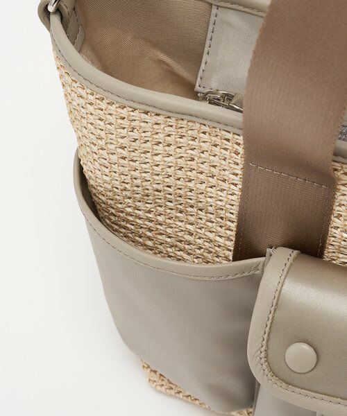 russet / ラシット トートバッグ | ナイロンラフィア×クラウズナイロン コンビ2WAYトートバッグ | 詳細8