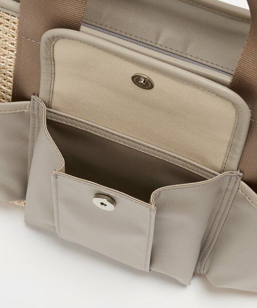 russet / ラシット トートバッグ | ナイロンラフィア×クラウズナイロン コンビ2WAYトートバッグ | 詳細9