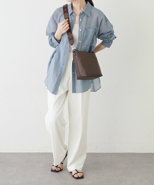 russet / ラシット ショルダーバッグ | 《WEB限定》スタンダードミニショルダーバッグ <エンボスモノグラム> | 詳細11