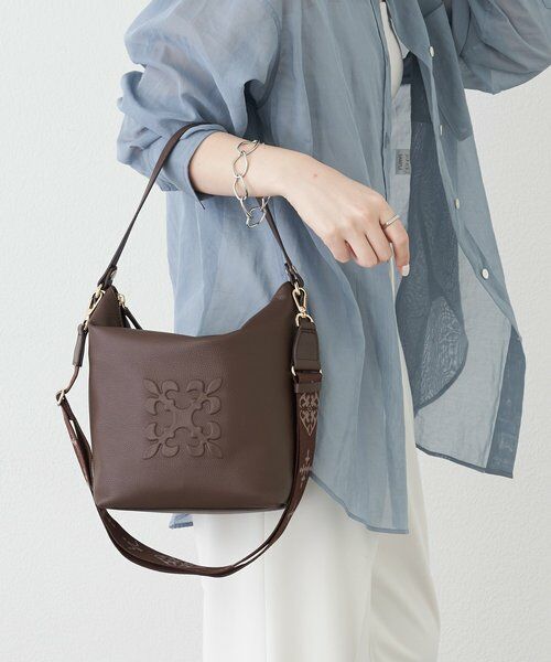 russet / ラシット ショルダーバッグ | 《WEB限定》スタンダードミニショルダーバッグ <エンボスモノグラム> | 詳細8