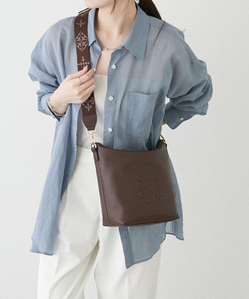 russet / ラシット ショルダーバッグ | 《WEB限定》スタンダードミニショルダーバッグ <エンボスモノグラム> | 詳細9