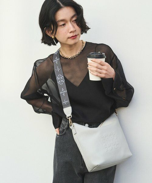 russet / ラシット ショルダーバッグ | 《WEB限定》スタンダードミニショルダーバッグ <エンボスモノグラム> | 詳細25