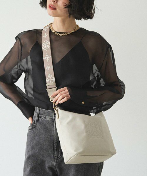 russet / ラシット ショルダーバッグ | 《WEB限定》スタンダードミニショルダーバッグ <コーデュラナイロン>（グレージュ）