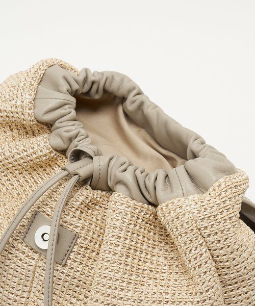 russet / ラシット リュック・バックパック | ナイロンラフィア×クラウズナイロンコンビリュックサック | 詳細10