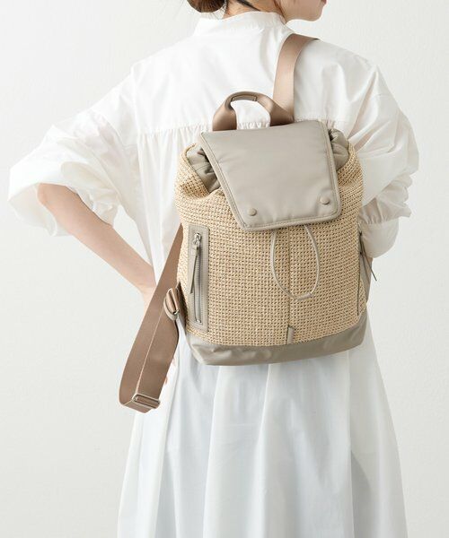 russet / ラシット リュック・バックパック | ナイロンラフィア×クラウズナイロンコンビリュックサック | 詳細17