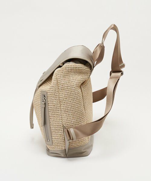 russet / ラシット リュック・バックパック | ナイロンラフィア×クラウズナイロンコンビリュックサック | 詳細2