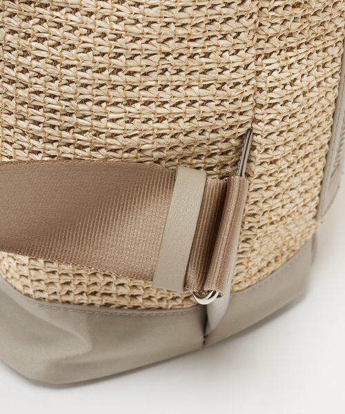 russet / ラシット リュック・バックパック | ナイロンラフィア×クラウズナイロンコンビリュックサック | 詳細6