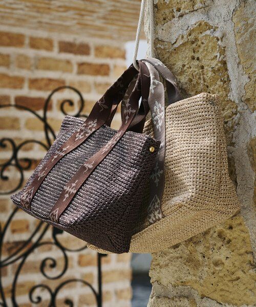 russet / ラシット トートバッグ | ナイロンラフィアデイリーミニトートバッグ | 詳細14