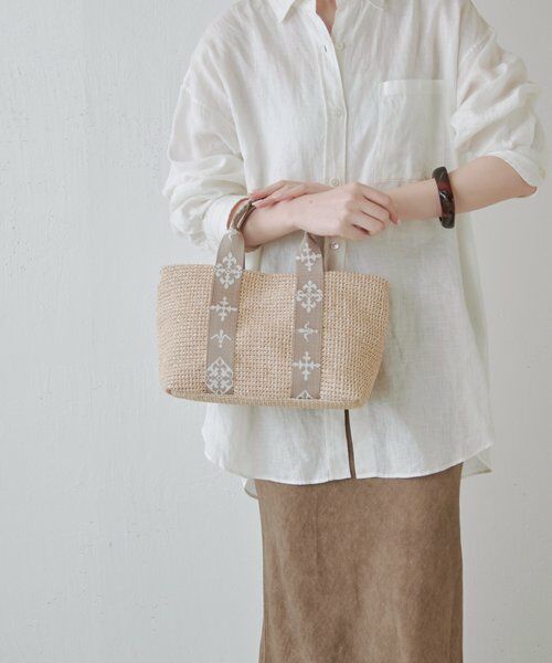 russet / ラシット トートバッグ | ナイロンラフィアデイリーミニトートバッグ | 詳細24