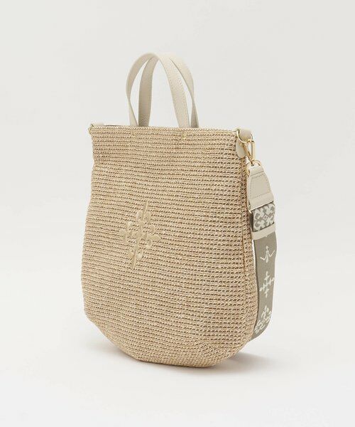 russet / ラシット トートバッグ | 《WEB限定》スリム2WAYトートバッグ <ナイロンラフィア> | 詳細2