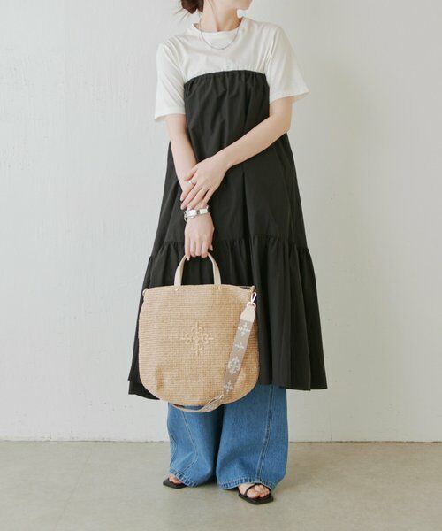 russet / ラシット トートバッグ | 《WEB限定》スリム2WAYトートバッグ <ナイロンラフィア> | 詳細21