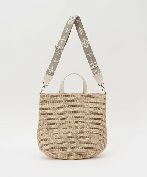 russet / ラシット トートバッグ | 《WEB限定》スリム2WAYトートバッグ <ナイロンラフィア> | 詳細4