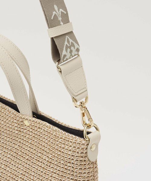 russet / ラシット トートバッグ | 《WEB限定》スリム2WAYトートバッグ <ナイロンラフィア> | 詳細8