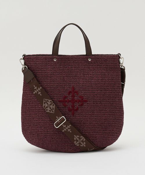 russet / ラシット トートバッグ | 《WEB限定》スリム2WAYトートバッグ <ナイロンラフィア> | 詳細26