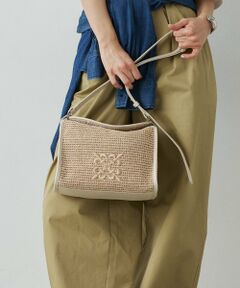 russet / ラシット ショルダーバッグ | ナイロンラフィアショルダーバッグ