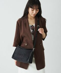 russet / ラシット ショルダーバッグ | ナイロンラフィアショルダーバッグ