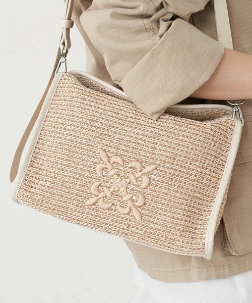 russet / ラシット ショルダーバッグ | ナイロンラフィアショルダーバッグ | 詳細10