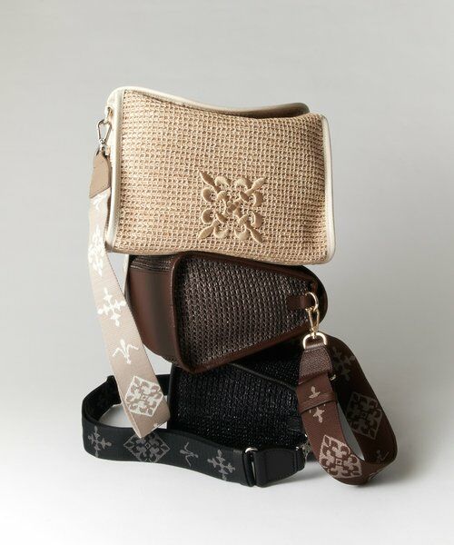 russet / ラシット ショルダーバッグ | ナイロンラフィアショルダーバッグ | 詳細11