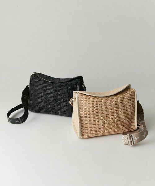 russet / ラシット ショルダーバッグ | ナイロンラフィアショルダーバッグ | 詳細12