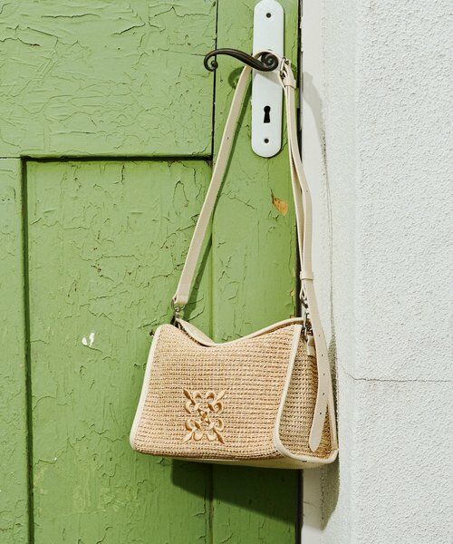 russet / ラシット ショルダーバッグ | ナイロンラフィアショルダーバッグ | 詳細4