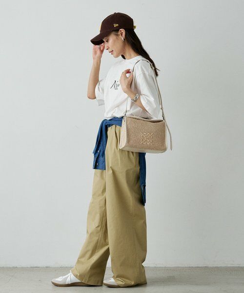russet / ラシット ショルダーバッグ | ナイロンラフィアショルダーバッグ | 詳細6