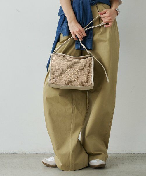 russet / ラシット ショルダーバッグ | ナイロンラフィアショルダーバッグ | 詳細7