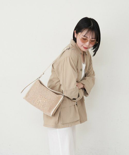 russet / ラシット ショルダーバッグ | ナイロンラフィアショルダーバッグ | 詳細8