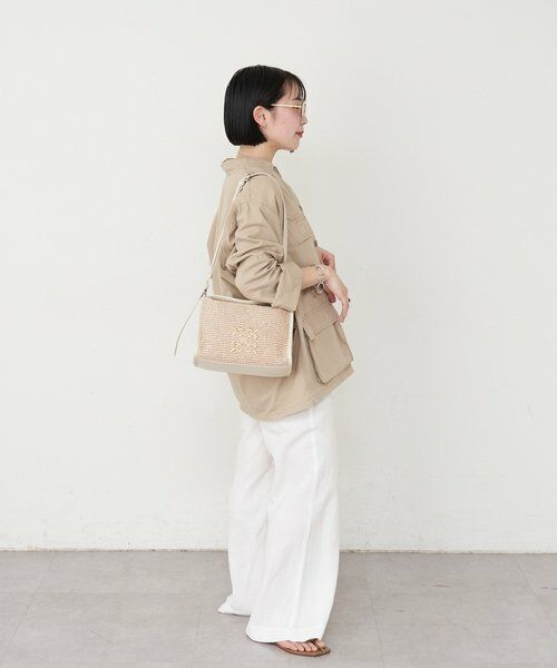 russet / ラシット ショルダーバッグ | ナイロンラフィアショルダーバッグ | 詳細9