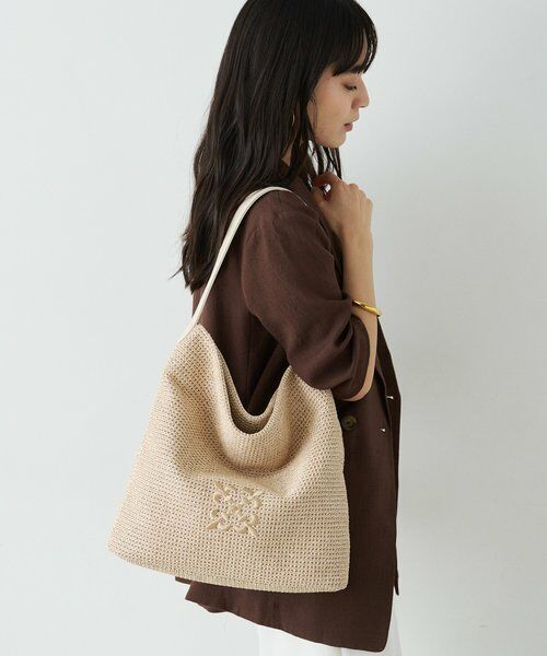 russet / ラシット ショルダーバッグ | ナイロンラフィアワンショルダーバッグ | 詳細4
