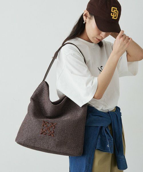 russet / ラシット ショルダーバッグ | ナイロンラフィアワンショルダーバッグ | 詳細13