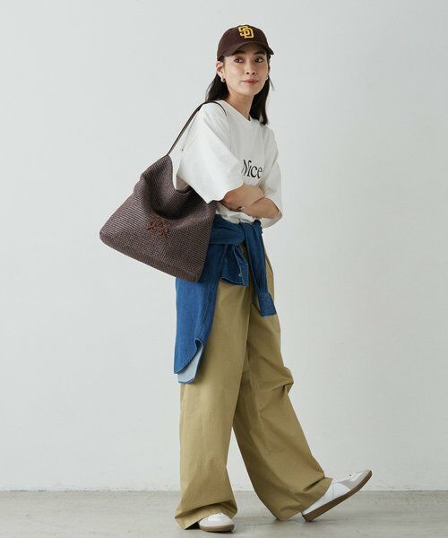 russet / ラシット ショルダーバッグ | ナイロンラフィアワンショルダーバッグ | 詳細14
