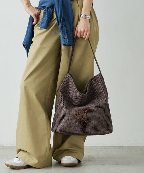 russet / ラシット ショルダーバッグ | ナイロンラフィアワンショルダーバッグ | 詳細15