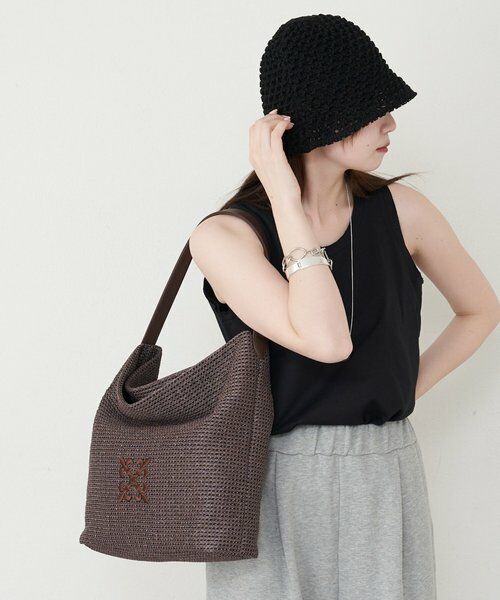 russet / ラシット ショルダーバッグ | ナイロンラフィアワンショルダーバッグ | 詳細16