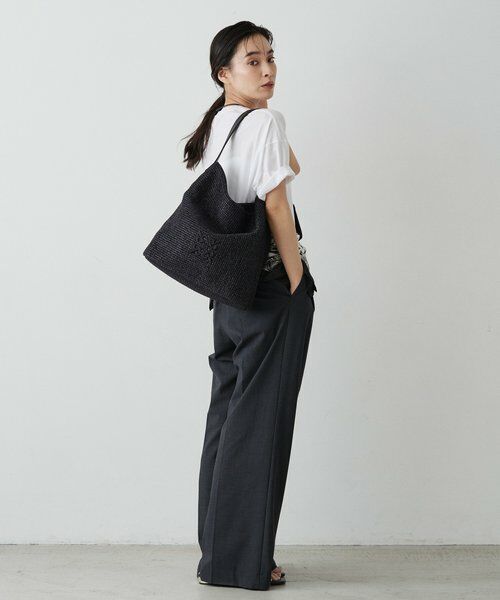 russet / ラシット ショルダーバッグ | ナイロンラフィアワンショルダーバッグ | 詳細29