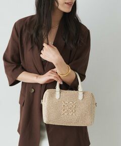 russet / ラシット ボストンバッグ | ナイロンラフィアミニボストンバッグ