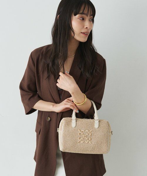 russet / ラシット ボストンバッグ | ナイロンラフィアミニボストンバッグ | 詳細17