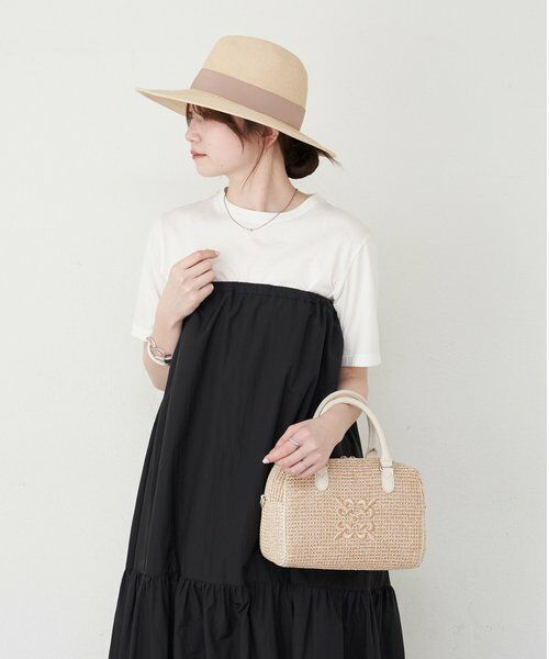 russet / ラシット ボストンバッグ | ナイロンラフィアミニボストンバッグ | 詳細18