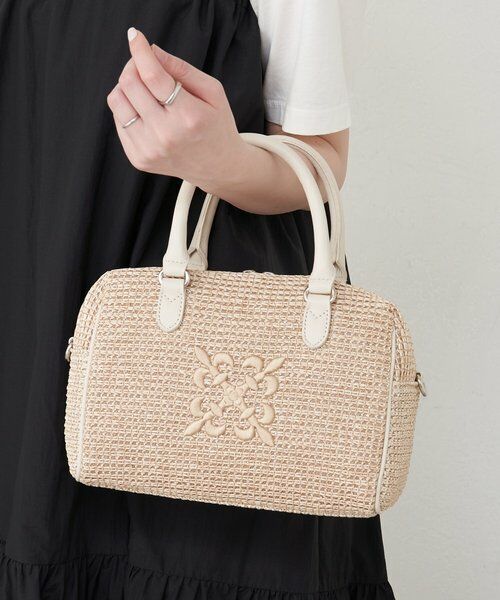 russet / ラシット ボストンバッグ | ナイロンラフィアミニボストンバッグ | 詳細20