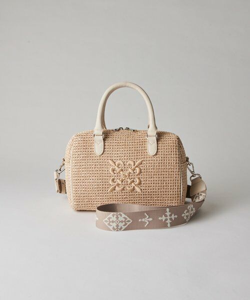 russet / ラシット ボストンバッグ | ナイロンラフィアミニボストンバッグ | 詳細6