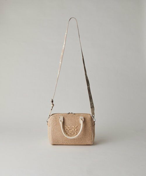 russet / ラシット ボストンバッグ | ナイロンラフィアミニボストンバッグ | 詳細7