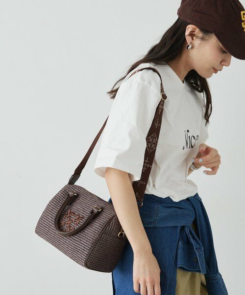 russet / ラシット ボストンバッグ | ナイロンラフィアミニボストンバッグ | 詳細27