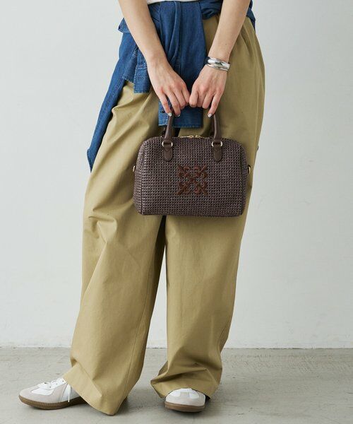 russet / ラシット ボストンバッグ | ナイロンラフィアミニボストンバッグ | 詳細29