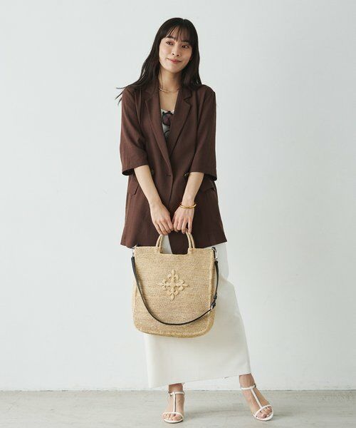 russet / ラシット トートバッグ | INDIA ラフィア2WAYトートバッグ | 詳細18