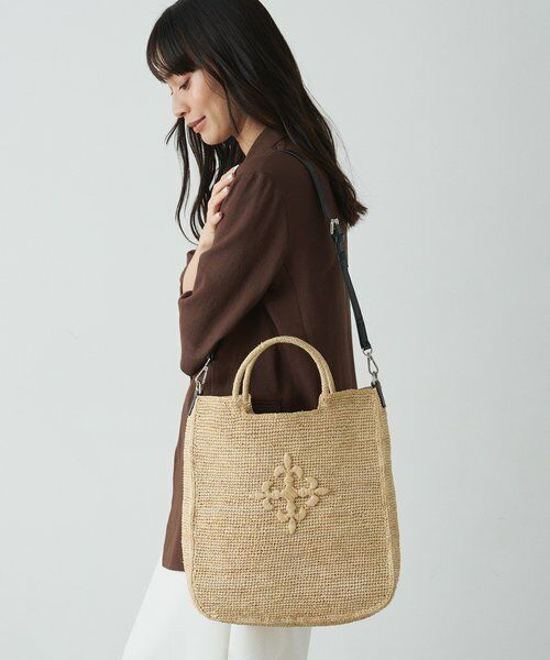 russet / ラシット トートバッグ | INDIA ラフィア2WAYトートバッグ | 詳細19