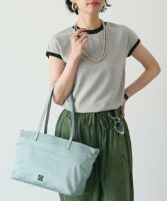 russet / ラシット トートバッグ | バイカラーレザーハンドルトートバッグ